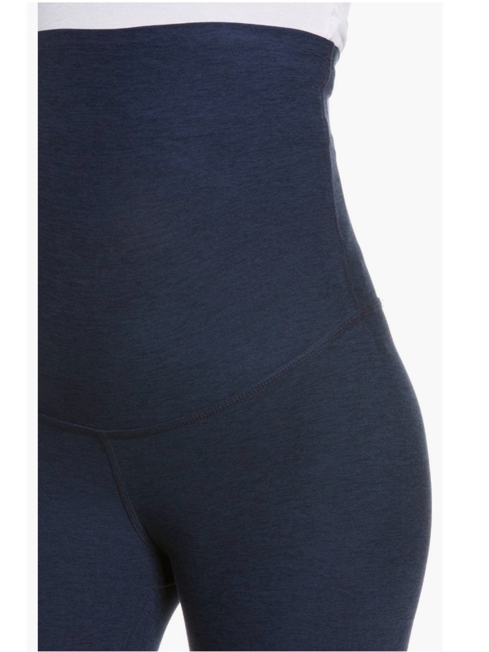 Beyond Yoga Spacedye Love the Bump Midi Maternity Legging in Nocturnal Navy - Picture 4 of 16